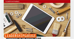 Desktop Screenshot of leadershipgarage.com